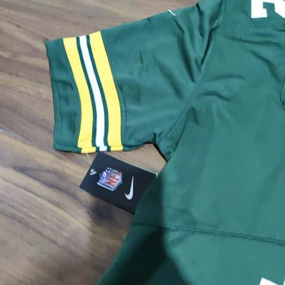 Nike Green Bay Packers Aaron Rodgers #12 Jersey-Green - Picture 7 of 8